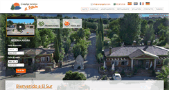 Desktop Screenshot of campingelsur.com